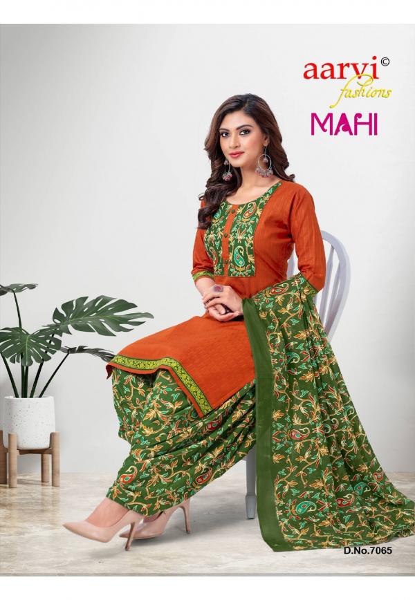 Aarvi Mahi Vol-5 Cotton Designer Readymade Collection